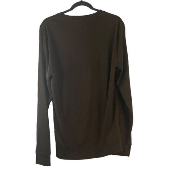 Old Navy Soft Washed Brown Thermal Shirt - Picture 3 of 3